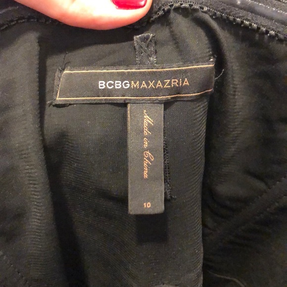 BCBG Strapless Ruched Cocktail Dress - Picture 4 of 4